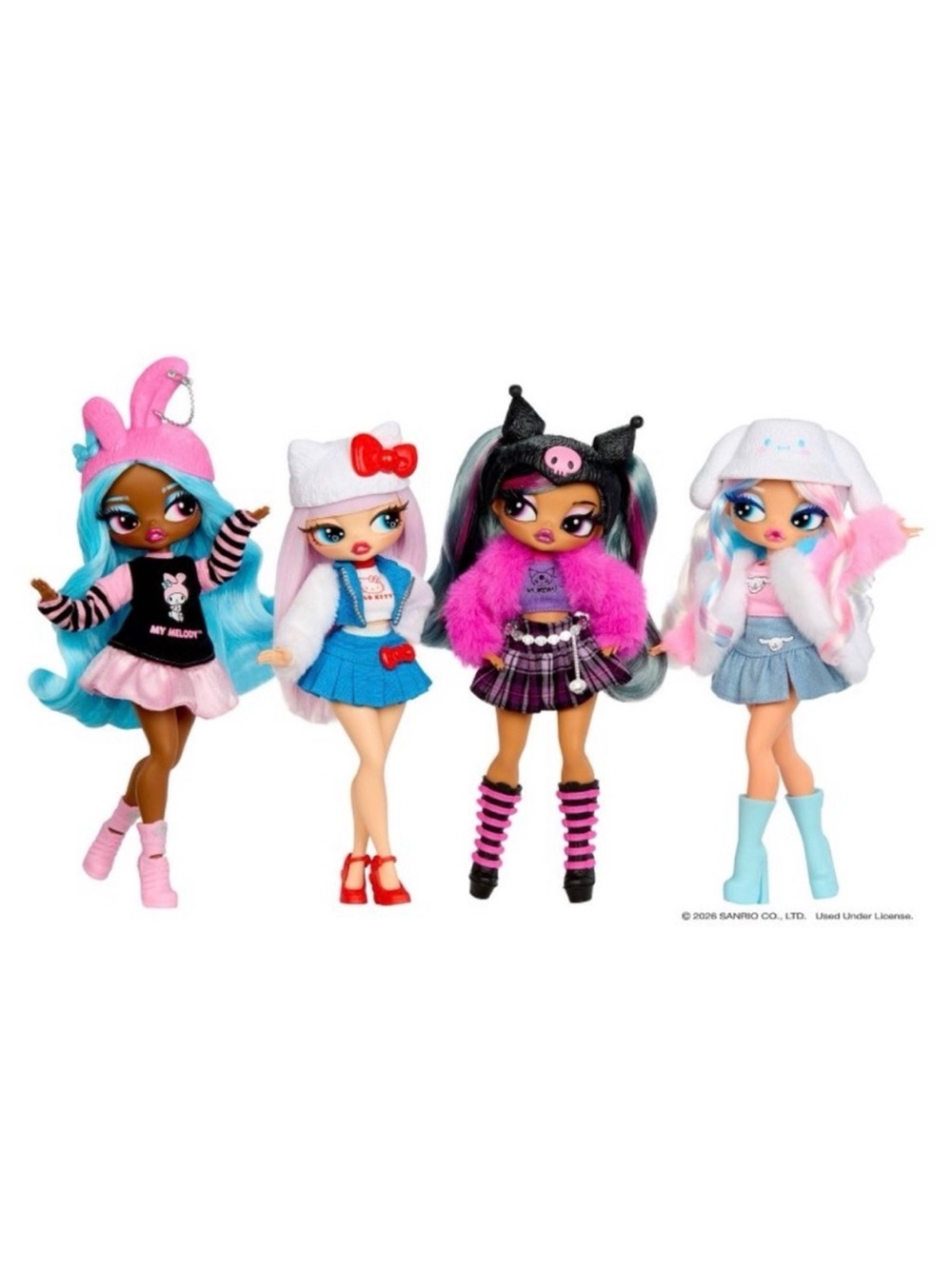 O.M.G x HELLO KITTY & FRIENDS COLLAB Complete Doll Set